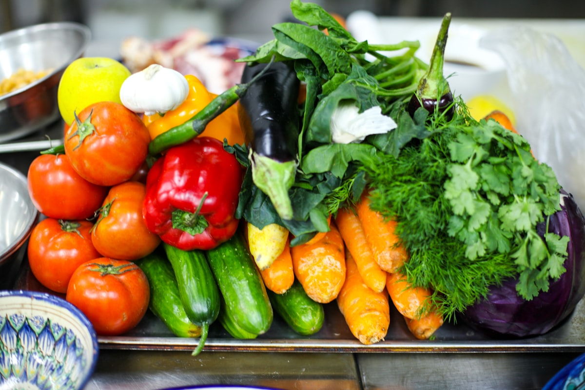 Mediterranean Farro Bowl with Roasted Vegetables